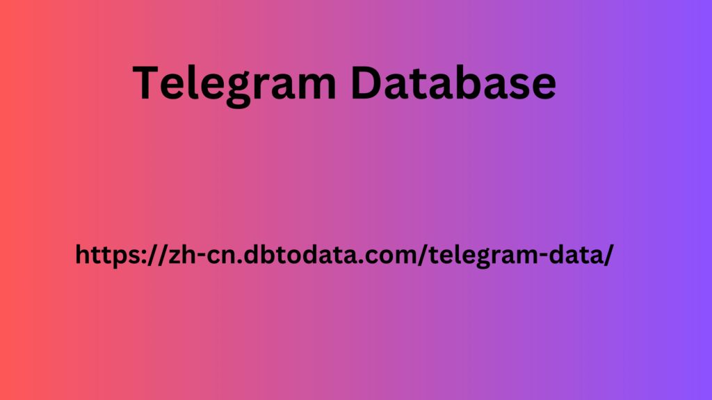 Telegram Database