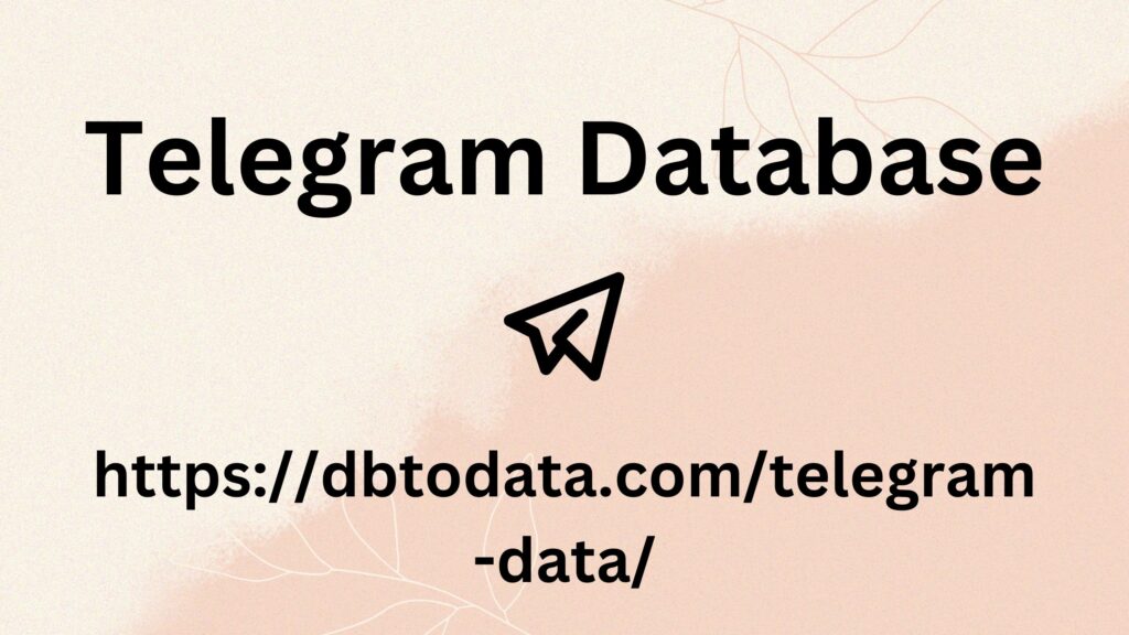 Telegram Database