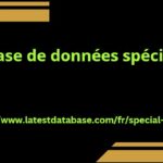 Base de données spéciale