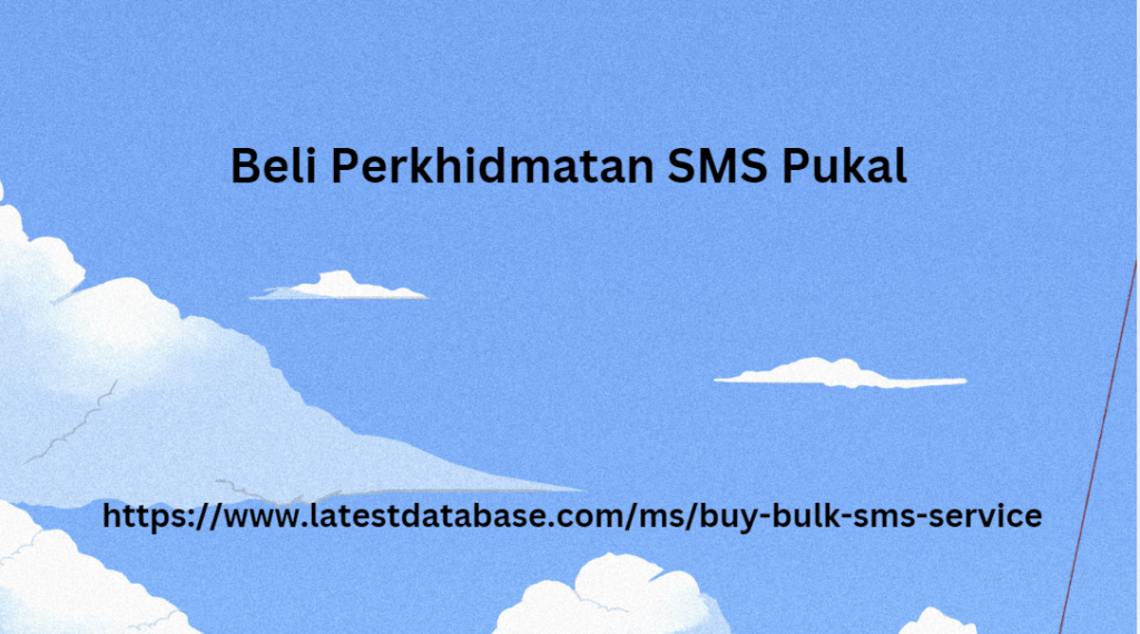 Beli Perkhidmatan SMS Pukal