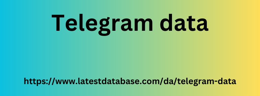 Telegram data