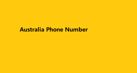 Australia Phone Number