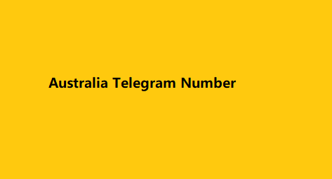 Australia Telegram Number