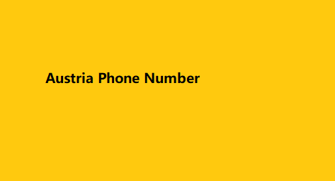 Austria Phone Number