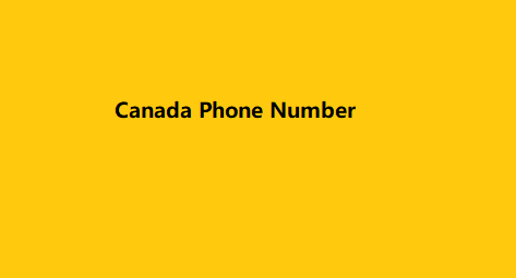 Canada Phone Number