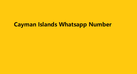 Cayman Islands Whatsapp Number