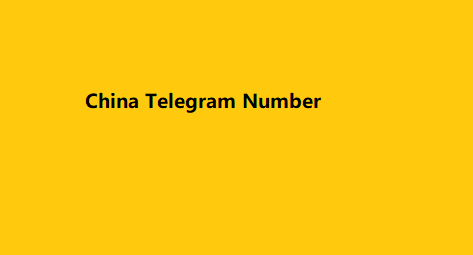 China Telegram Number