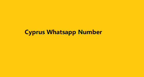 Cyprus Whatsapp Number