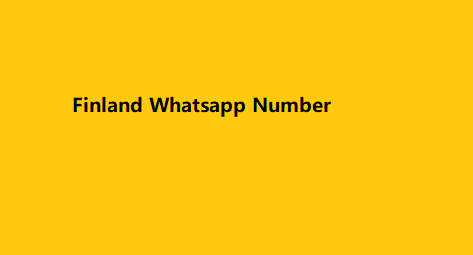 Finland Whatsapp Number