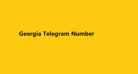 Georgia Telegram Number