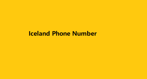 Iceland Phone Number