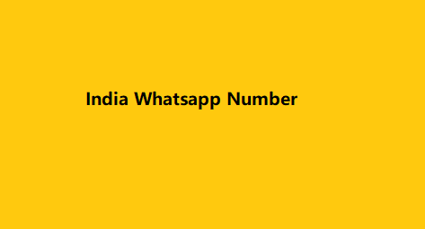 India Whatsapp Number