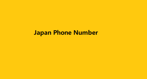 Japan Phone Number