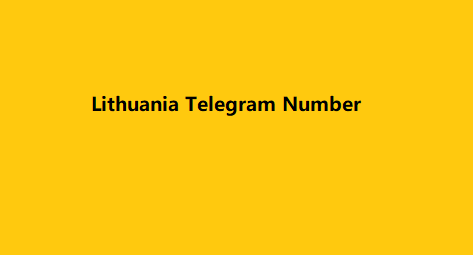 Lithuania Telegram Number